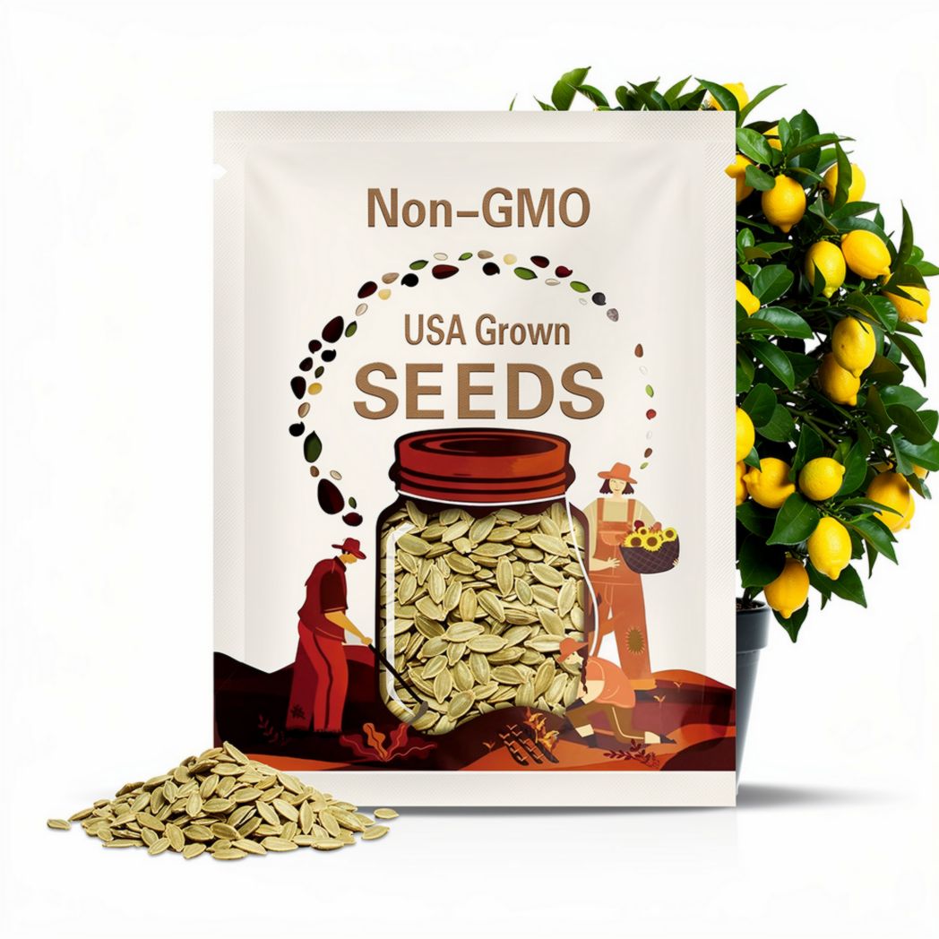 100 Lemon Meringue Zinnia Mix Seeds. Ships free