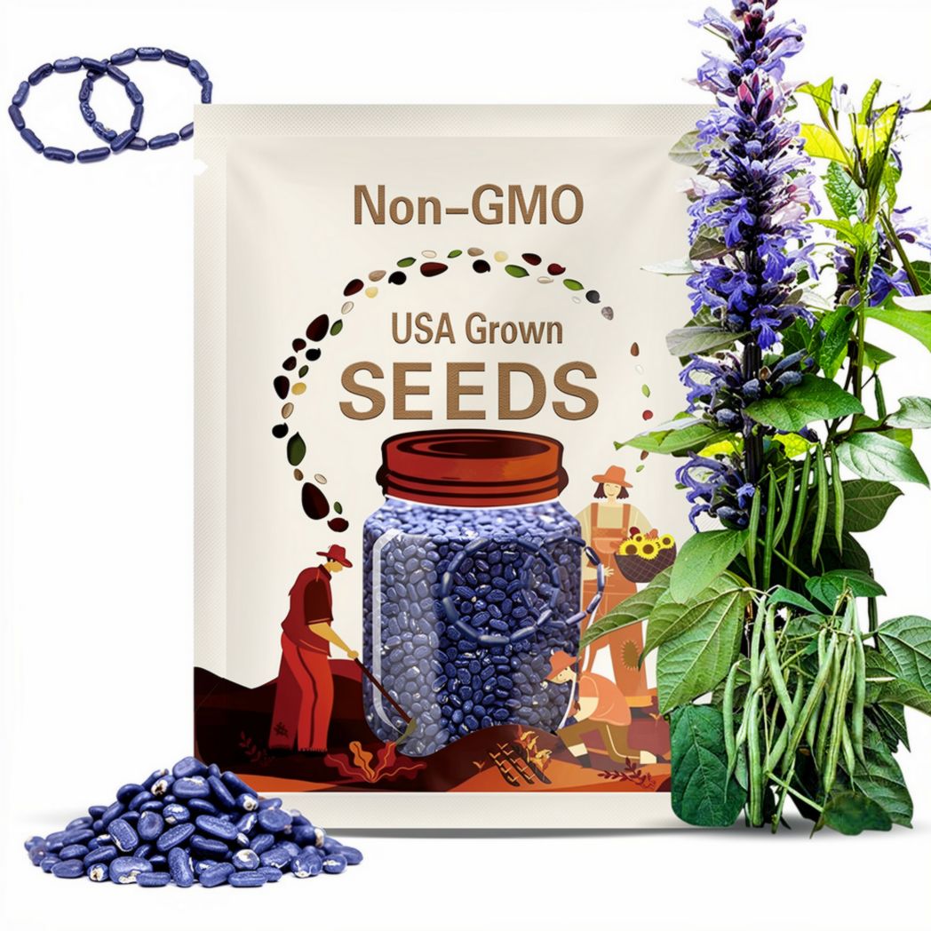 Bean, Blue Lake Bush Bean Seeds, heirloom, NON-GMO Seeds, A terrific bean for canning . Country Creek Acres