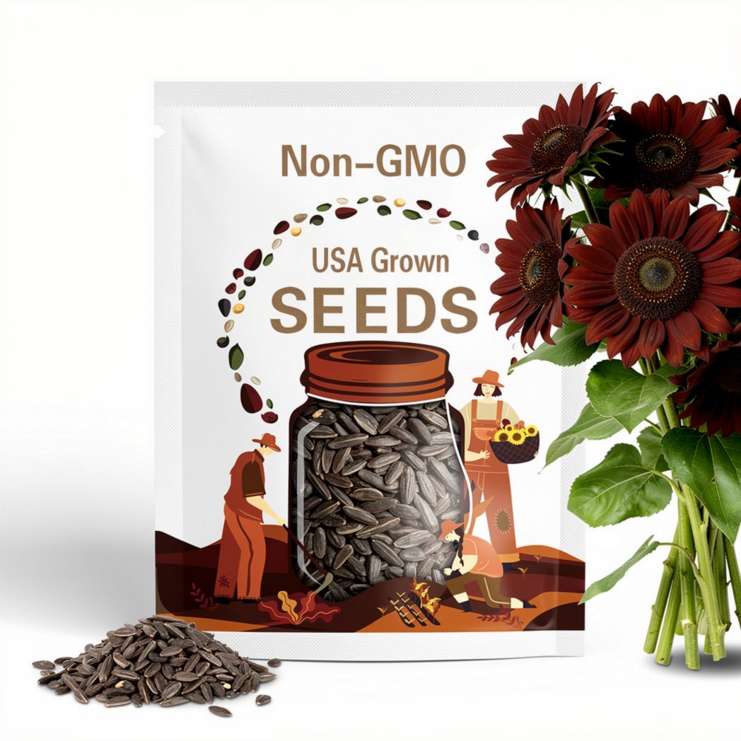 30 Chocolate Cherry Sunflower Seeds-(#4950)