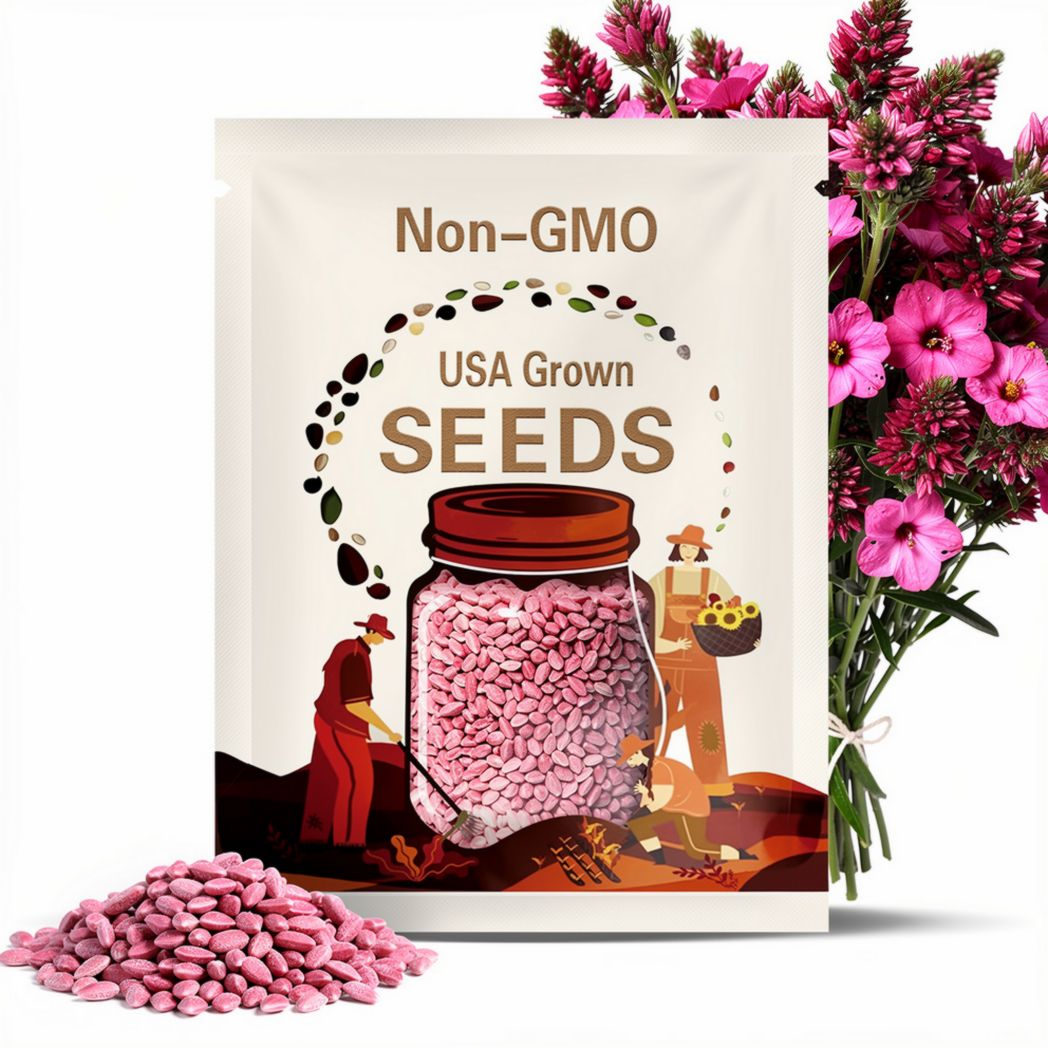Pink Four O’Clock Flower Seeds - Grow Beautiful Flowers Indoors, Outdoors, In Pots, Grow Beds, Soil, Hydroponics & Aquaponics