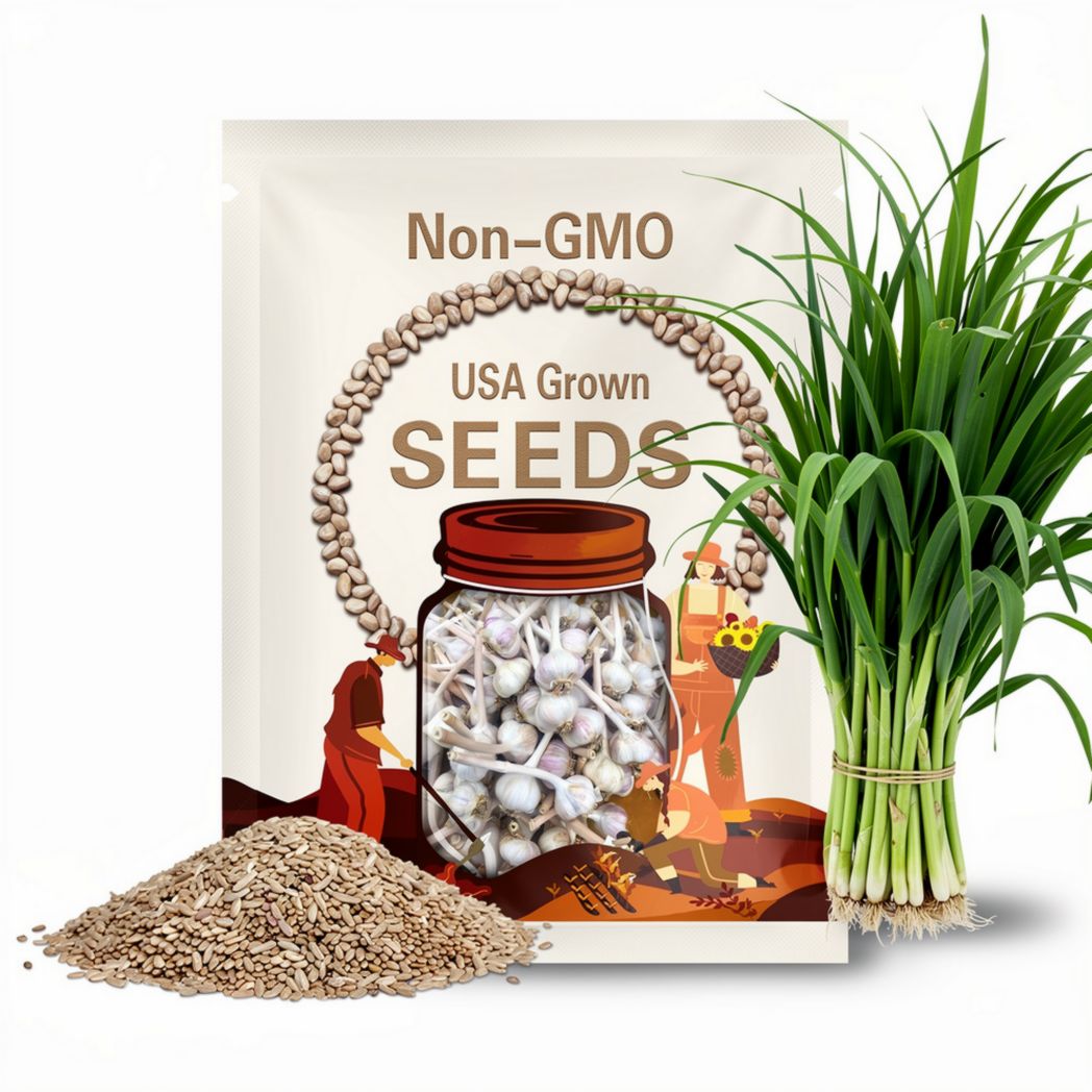 German White Seed Garlic Bulbs