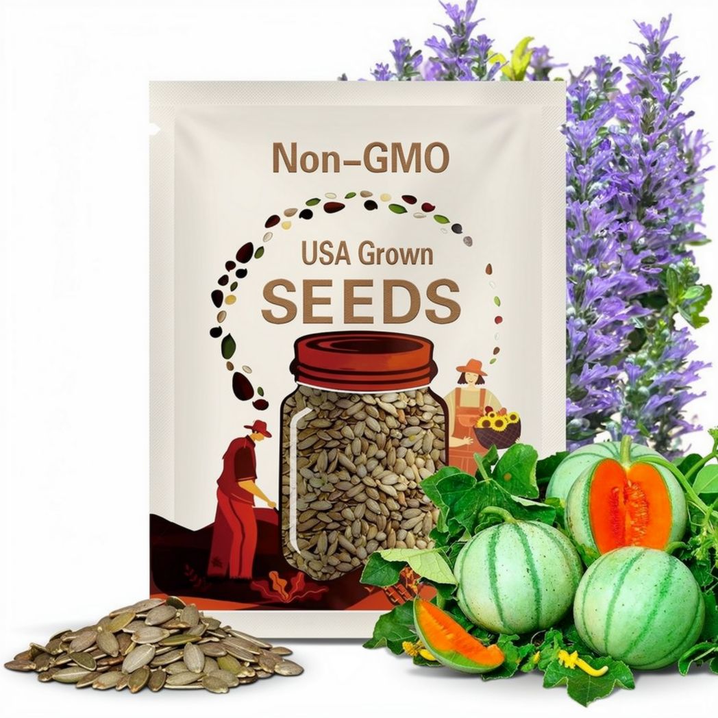 10 Charentais Melon Seeds – Non-GMO Organic Hybrid Cantaloupe – Rare French Garden Fruit