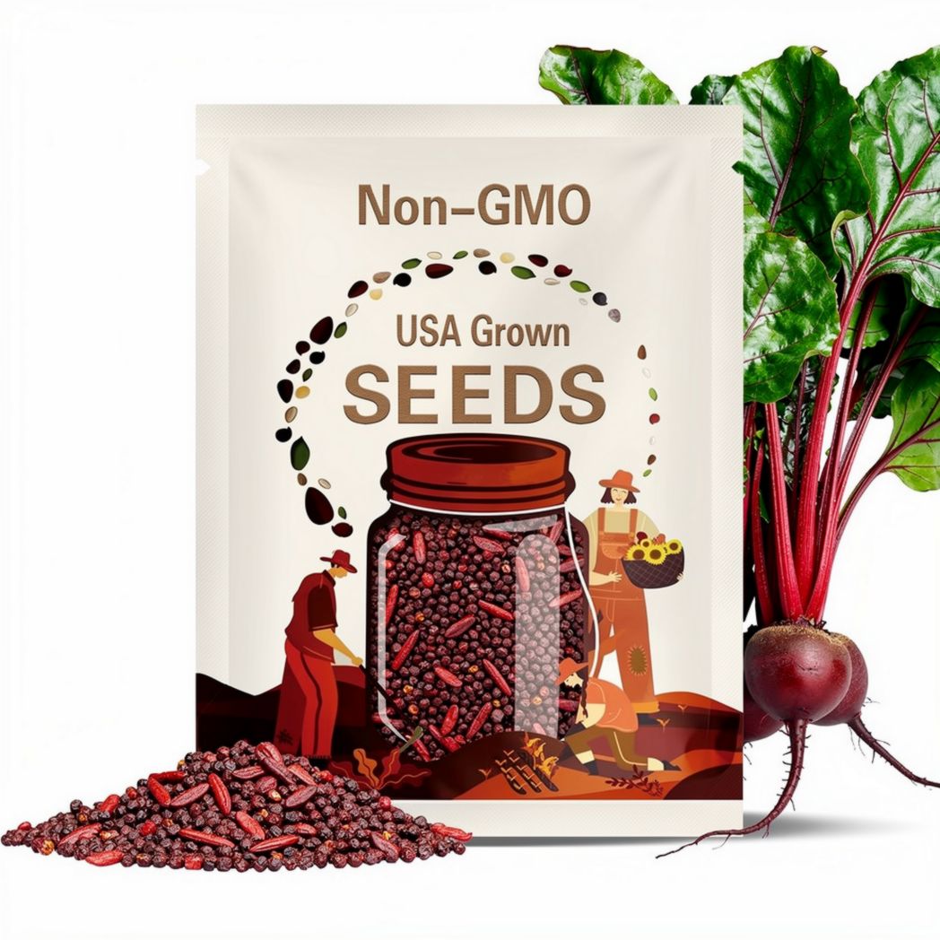 Detroit Dark Red Beet Seeds 100 Ct Vegetable Garden Heirloom NON-GMO